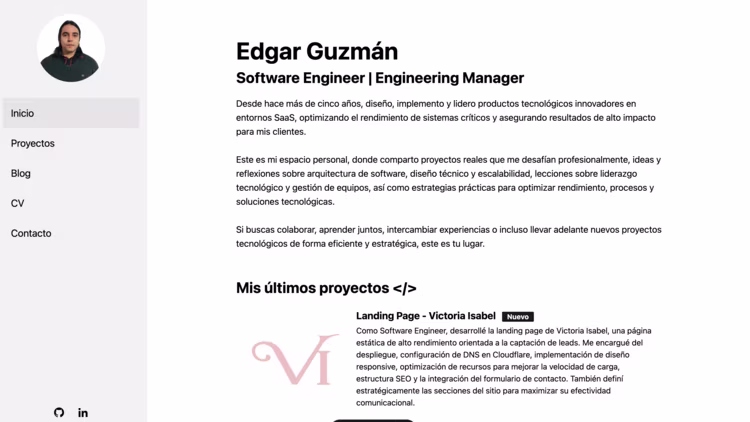 Página Personal - Edgar Guzmán